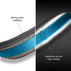 Kurgo Quantum leash crossbody hands-free setup ideal for running with your dog.