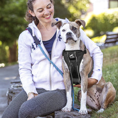 Kurgo Tru-Fit front leash attachment supports no-pull training and better control.