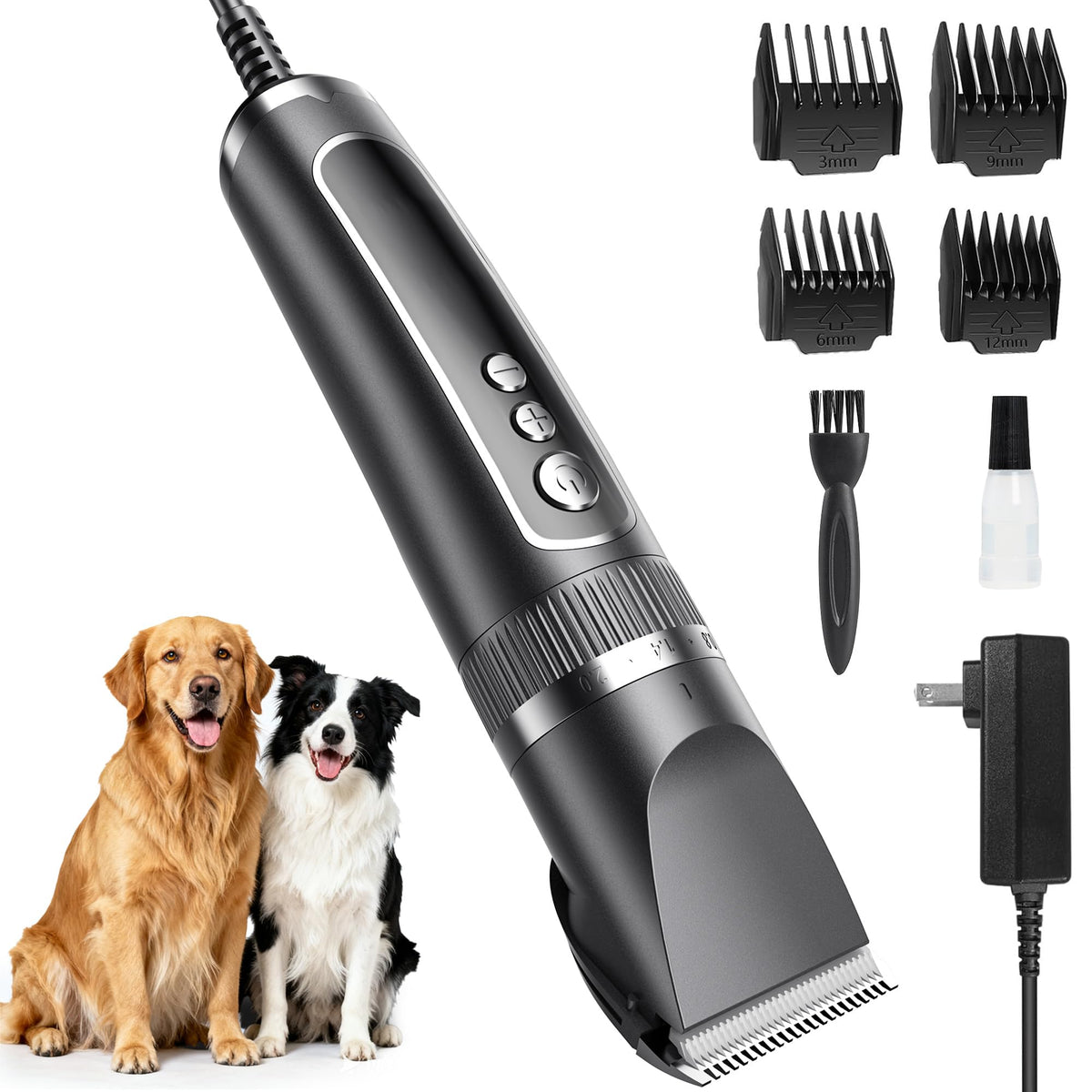 Kurtmark dog clippers thick coats closeup for smooth grooming and reduced pulling.