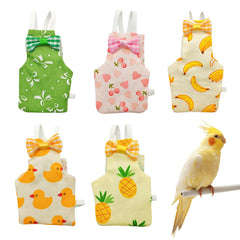 KURTOPLLY bird diaper pack with five pieces for versatile pet birds