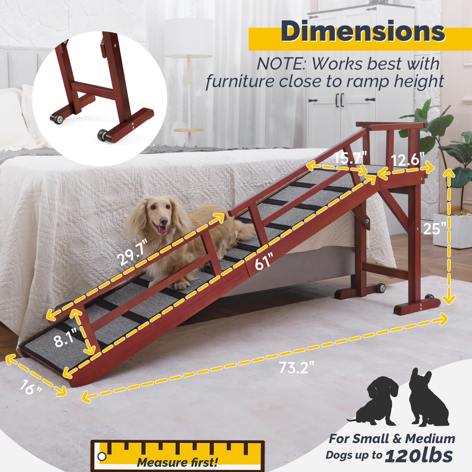 KUVETO anti-slip surface provides secure footing on every step.