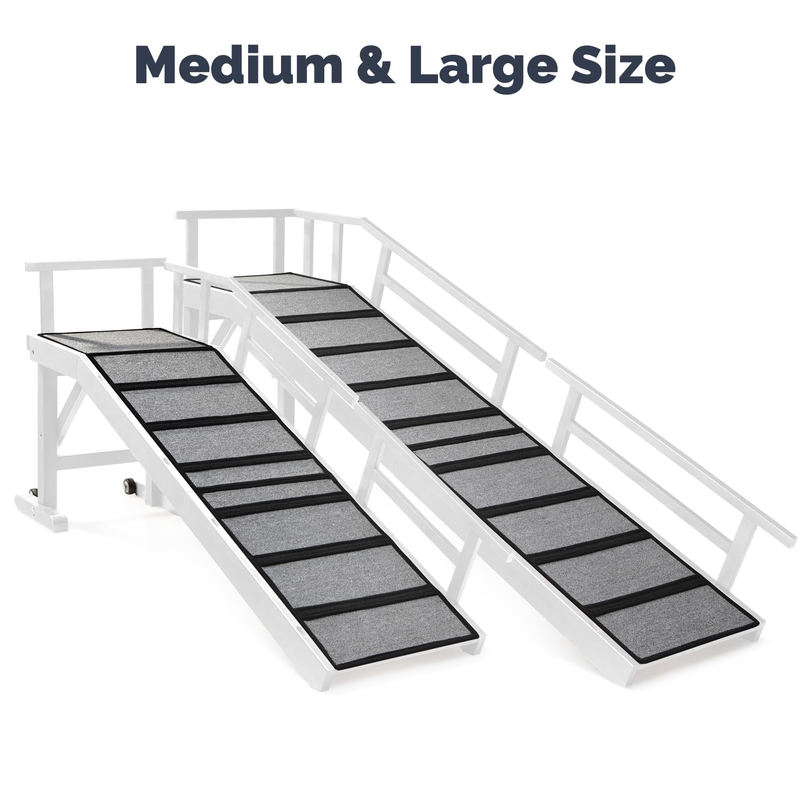 KUVETO dog ramp assembly easy setup with minimal tools.
