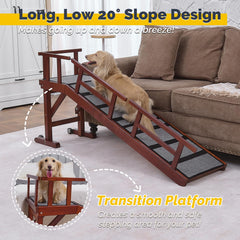 KUVETO dog ramp top platform provides stable landing for smooth transitions.