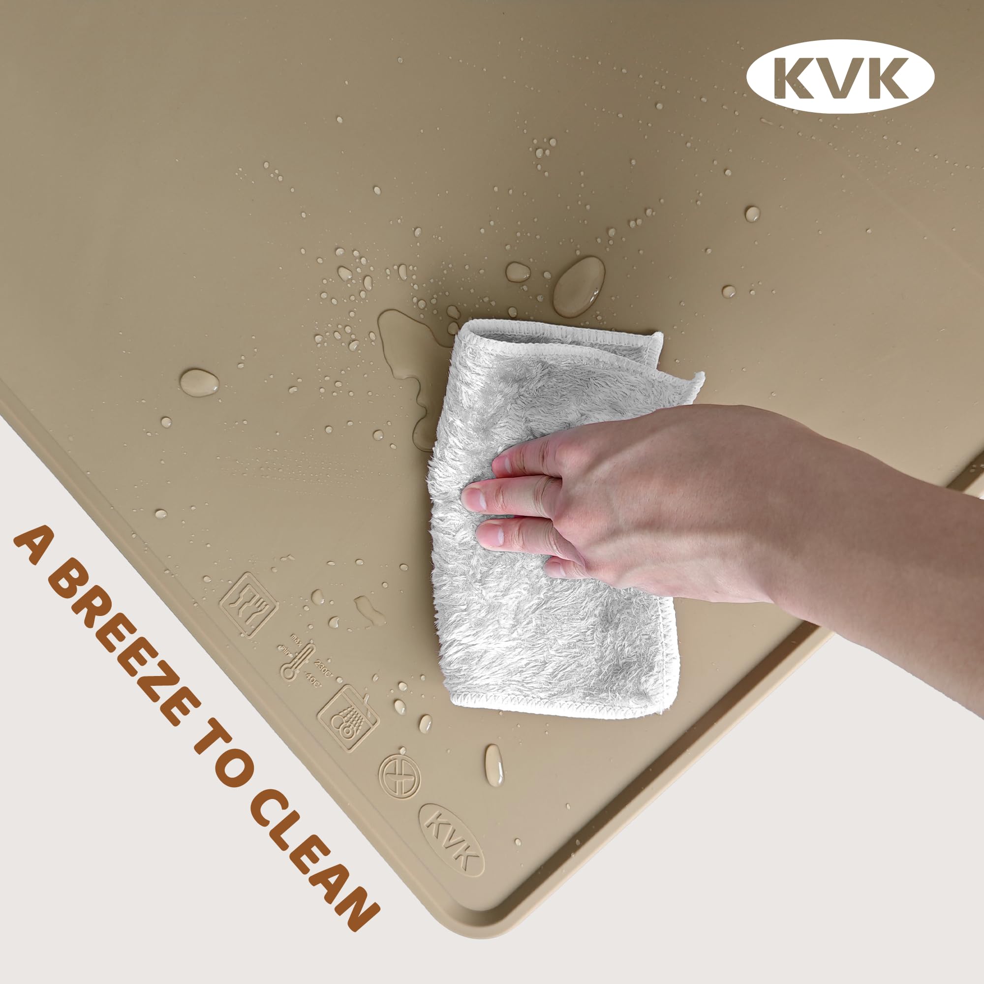 KVK 128oz silicone bag-set is durable storage for kibble or treats.