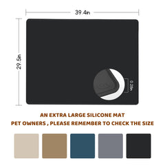 KVK Dog Food Mat showcases waterproof silicone for spills and quick wipe cleanup