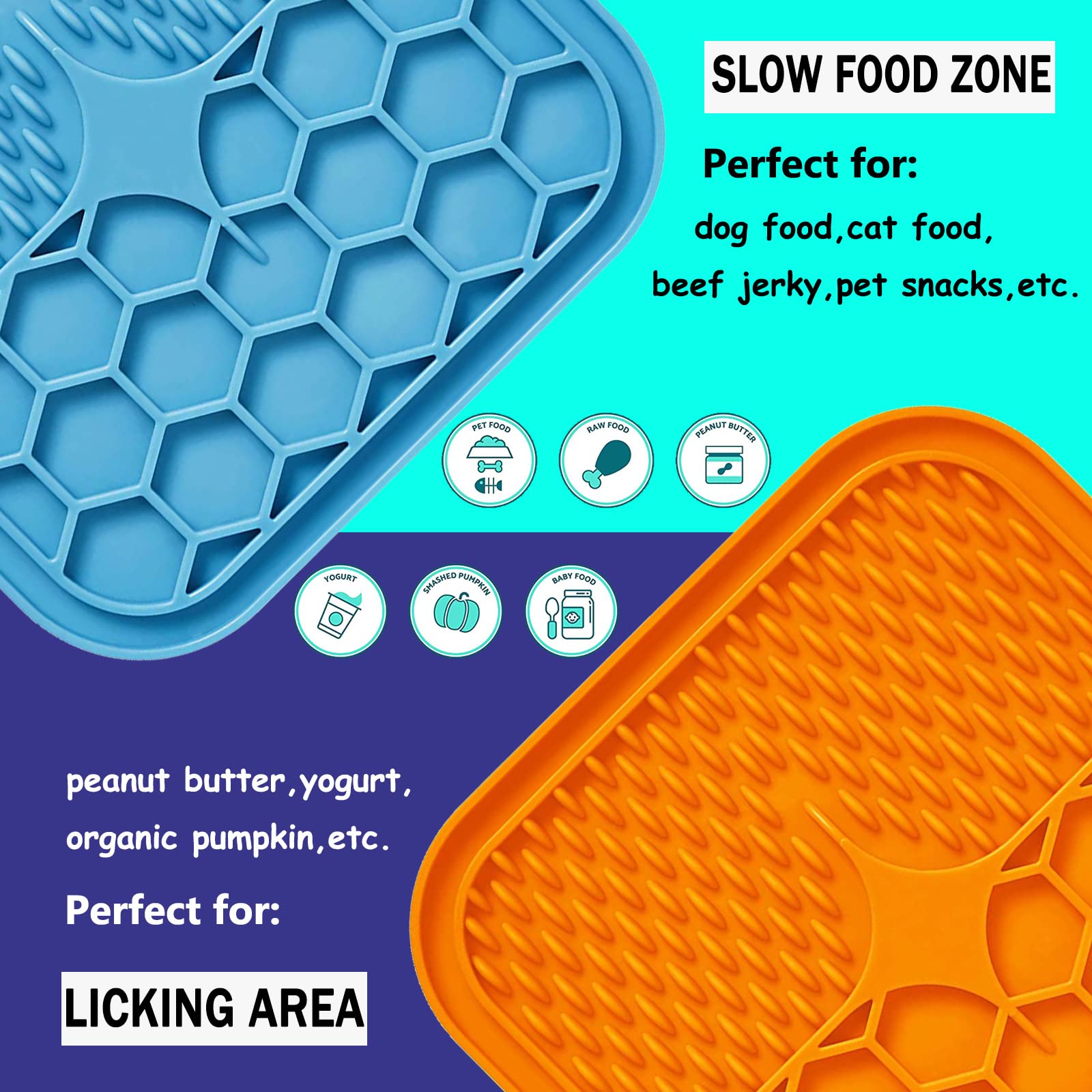 Kwispel lick mat on tile showcases secure suction during grooming and feeding sessions