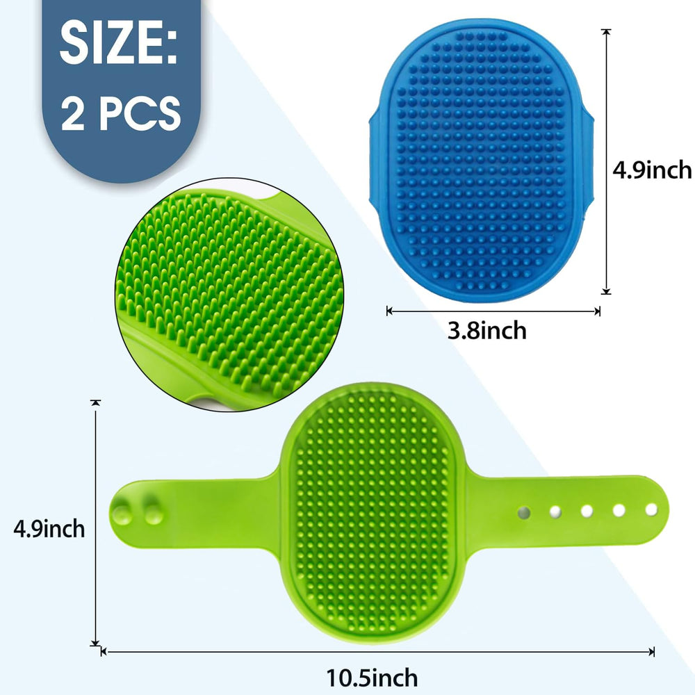 Kwispel easy-clean dog brush rinses clean and air-dries quickly