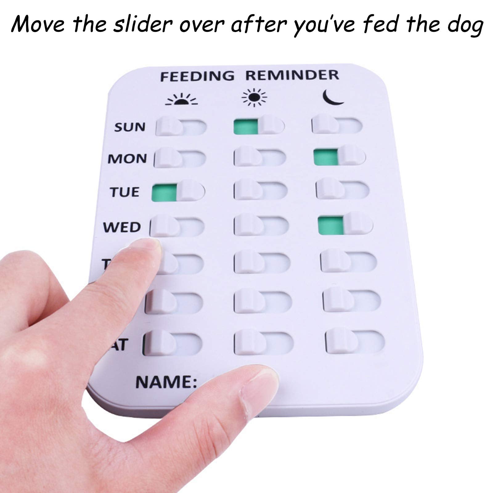 Kwispel glide sign reminder supports caregivers and children.