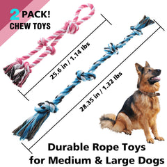 Kwispel rope toy heavy-duty texture view highlights strong cotton rope and chew-ready construction.