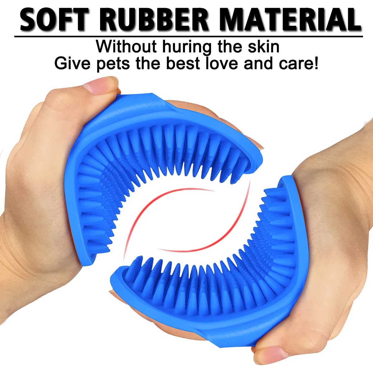 Kwispel skin-friendly brush for dogs and cats offers comfortable cleansing sessions.