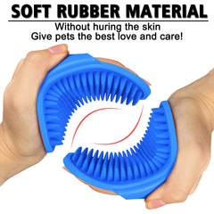 Kwispel skin-friendly brush for dogs and cats offers comfortable cleansing sessions.