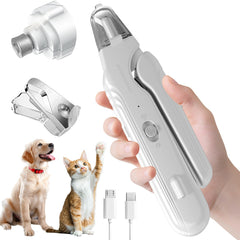 KWV 2in1 nail clippers light in use for precise pet trimming.