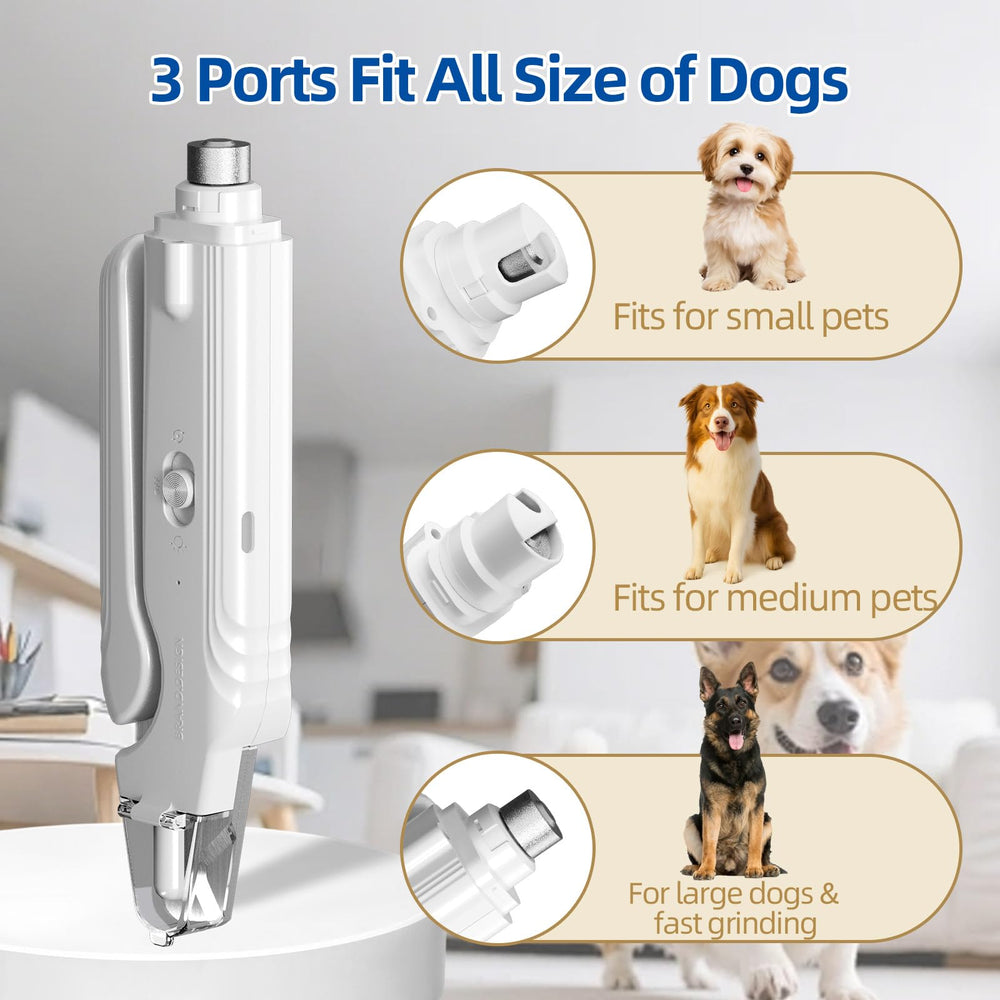 KWV integrated nail catcher design for mess-free grooming.