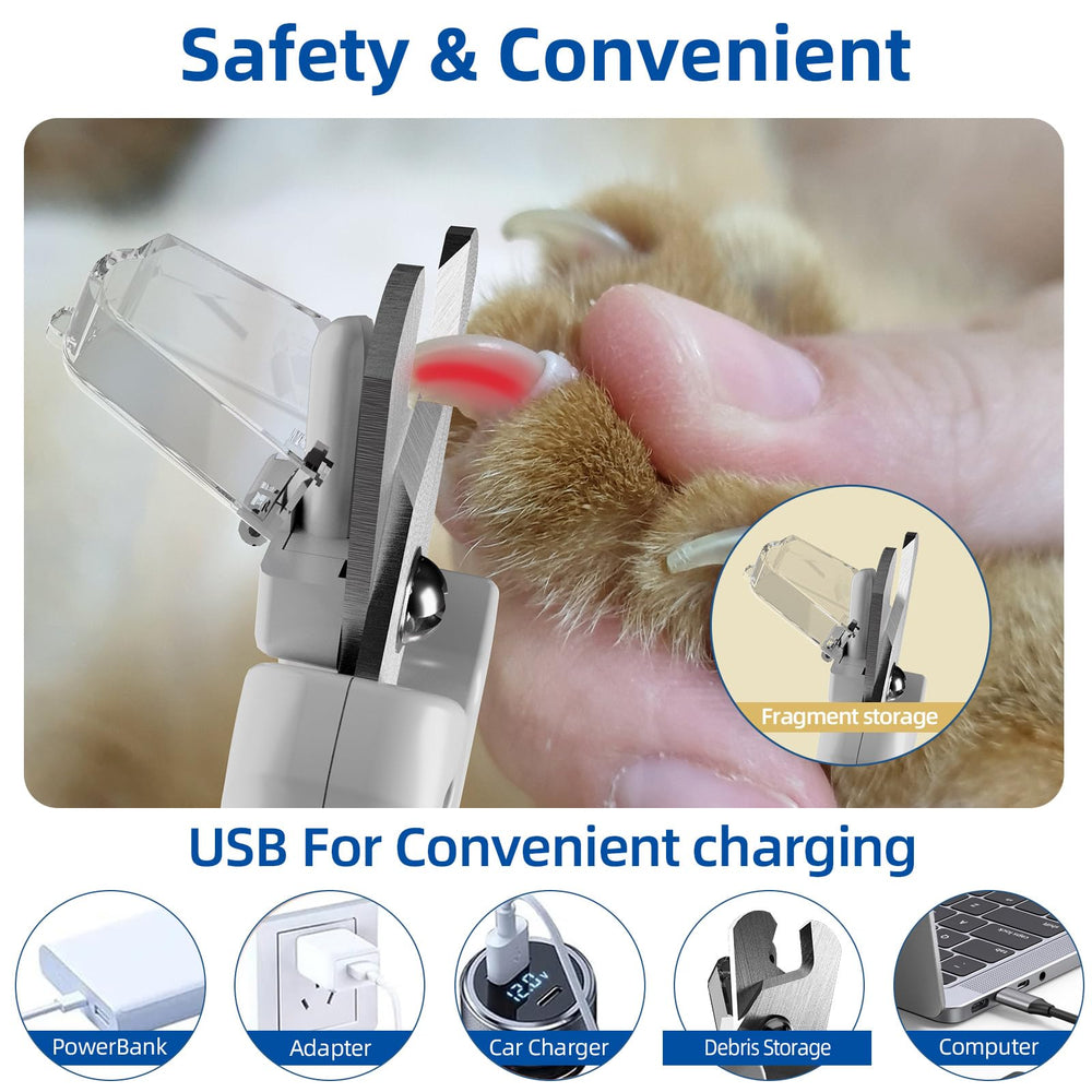KWV safety guard prevents overcutting during grooming.
