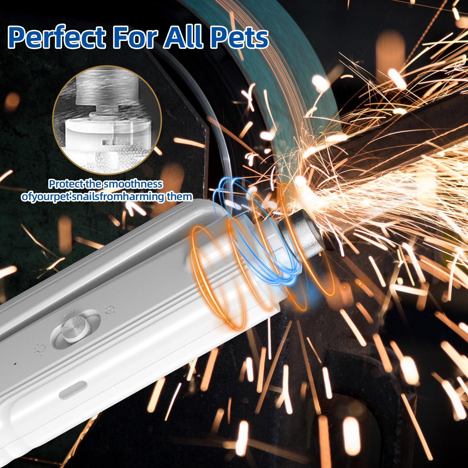 KWV USB-C rechargeable power for cordless grooming.