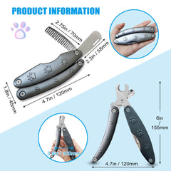 KXCDTECH heavy-duty clipper with sturdy stainless steel handle for lasting use.