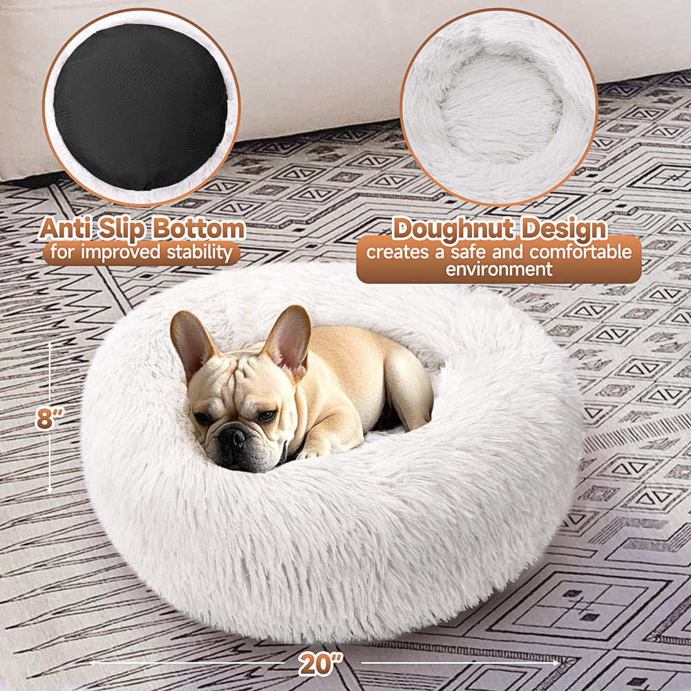 KXK dog and cat bed 2-pack packaging highlights value and ease of setup