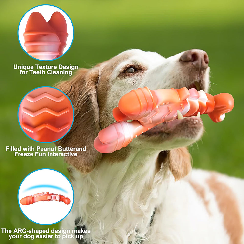 KXK Dog Toys nylon-safe material closeup supports focused chewing and potential anxiety relief.