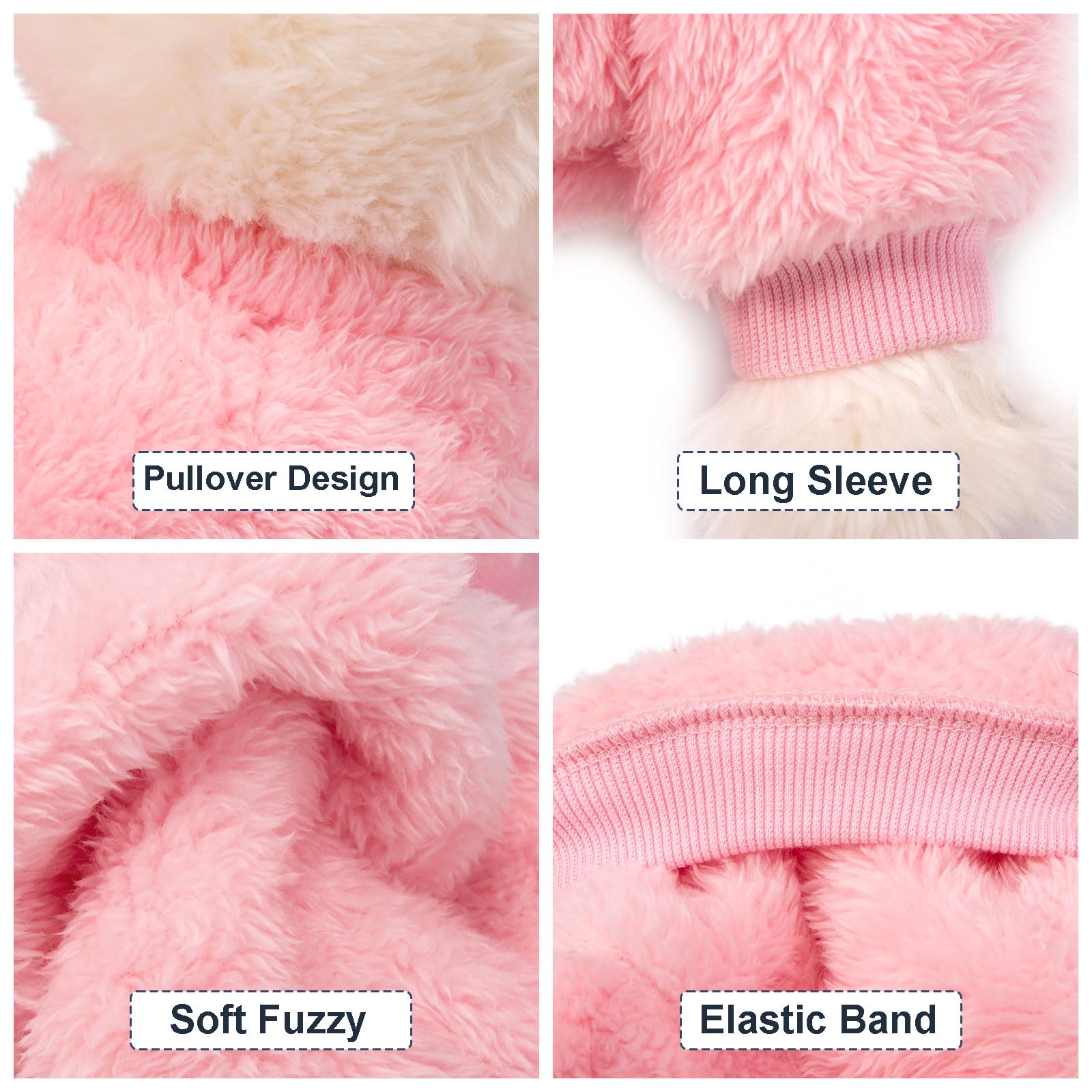 Kyaringtso dog sweater turtleneck close-up highlights neck coverage and fashion.