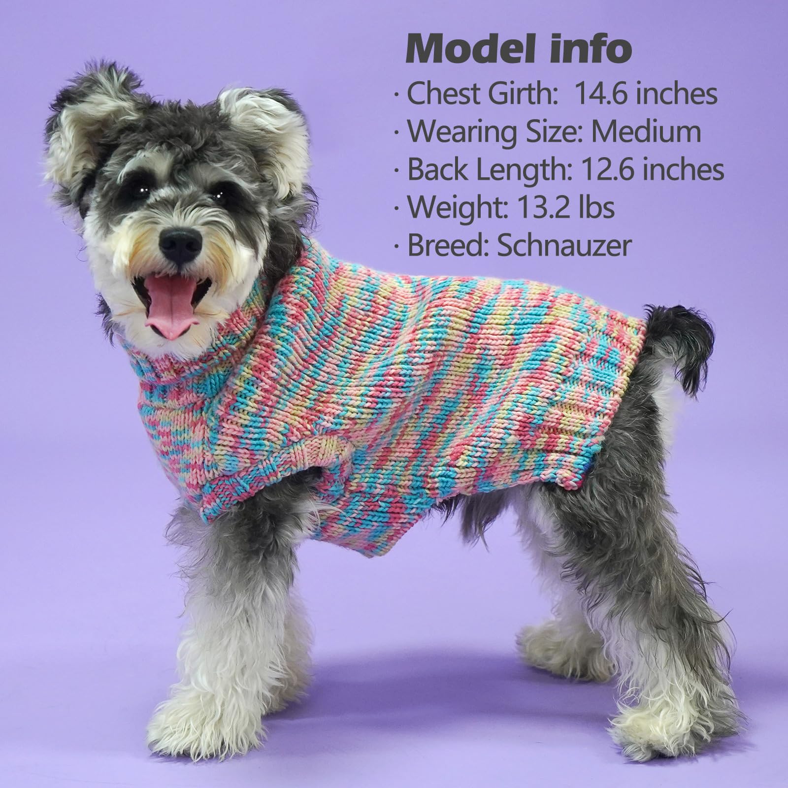 KYEESE neon-pink knitwear close-up highlighting multicolor thread design.