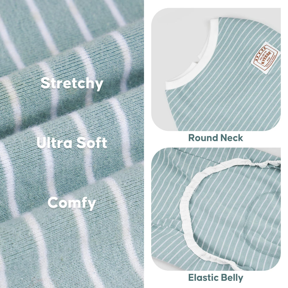 KYEESE dog pajamas lightweight cozy fabric ideal for all-season comfort.