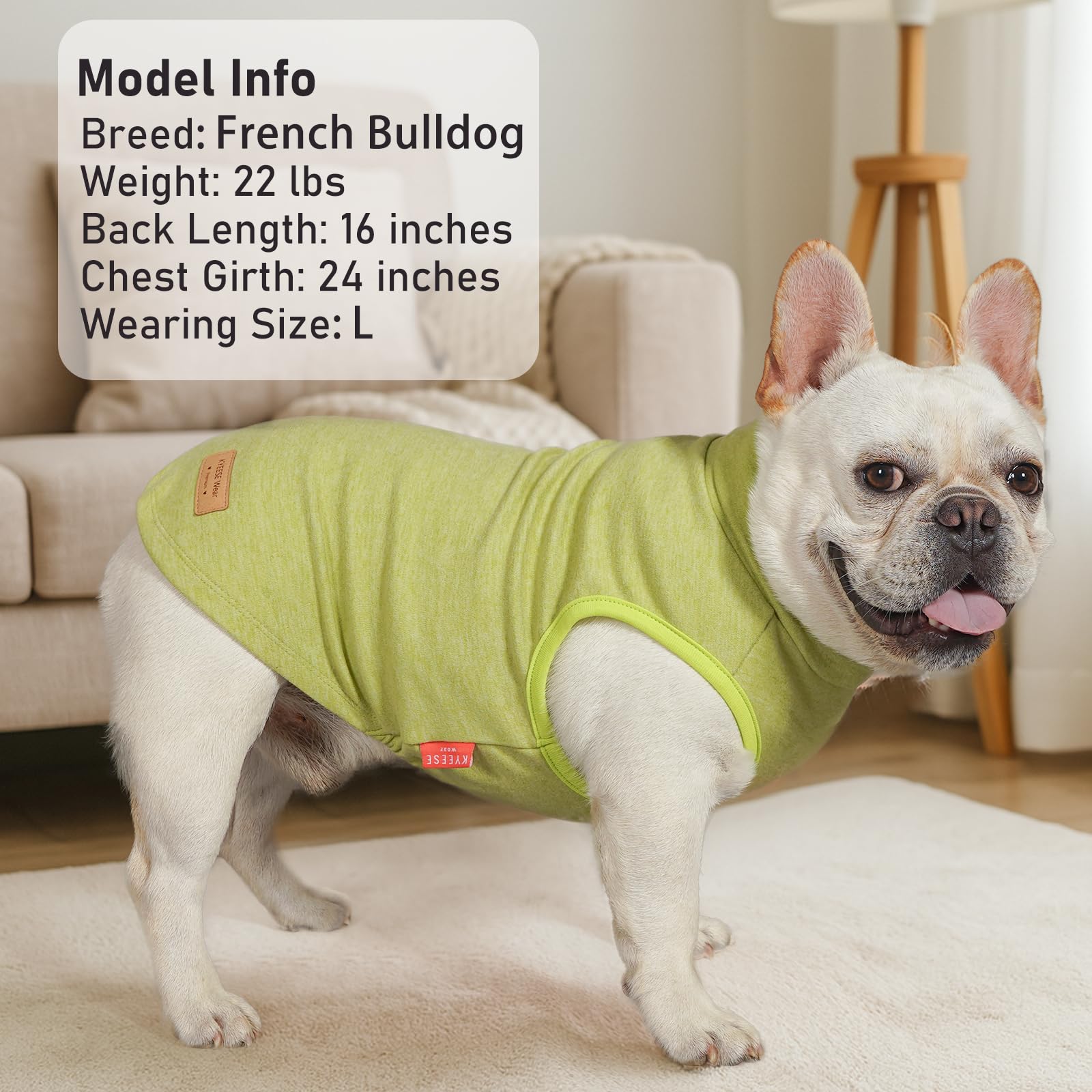 KYEESE 2Pack dog sweater dual style pack offers options.
