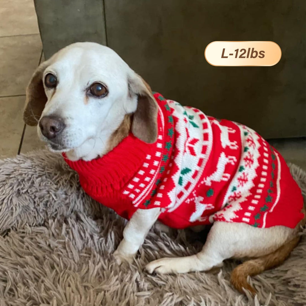KYEESE dog Christmas sweater shown for festive comfort