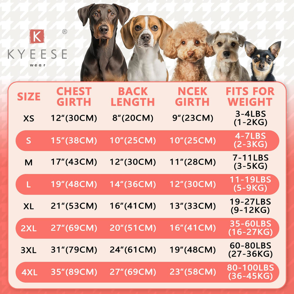 KYEESE red buffalo plaid knitwear keeps small dogs warm and stylish in winter.
