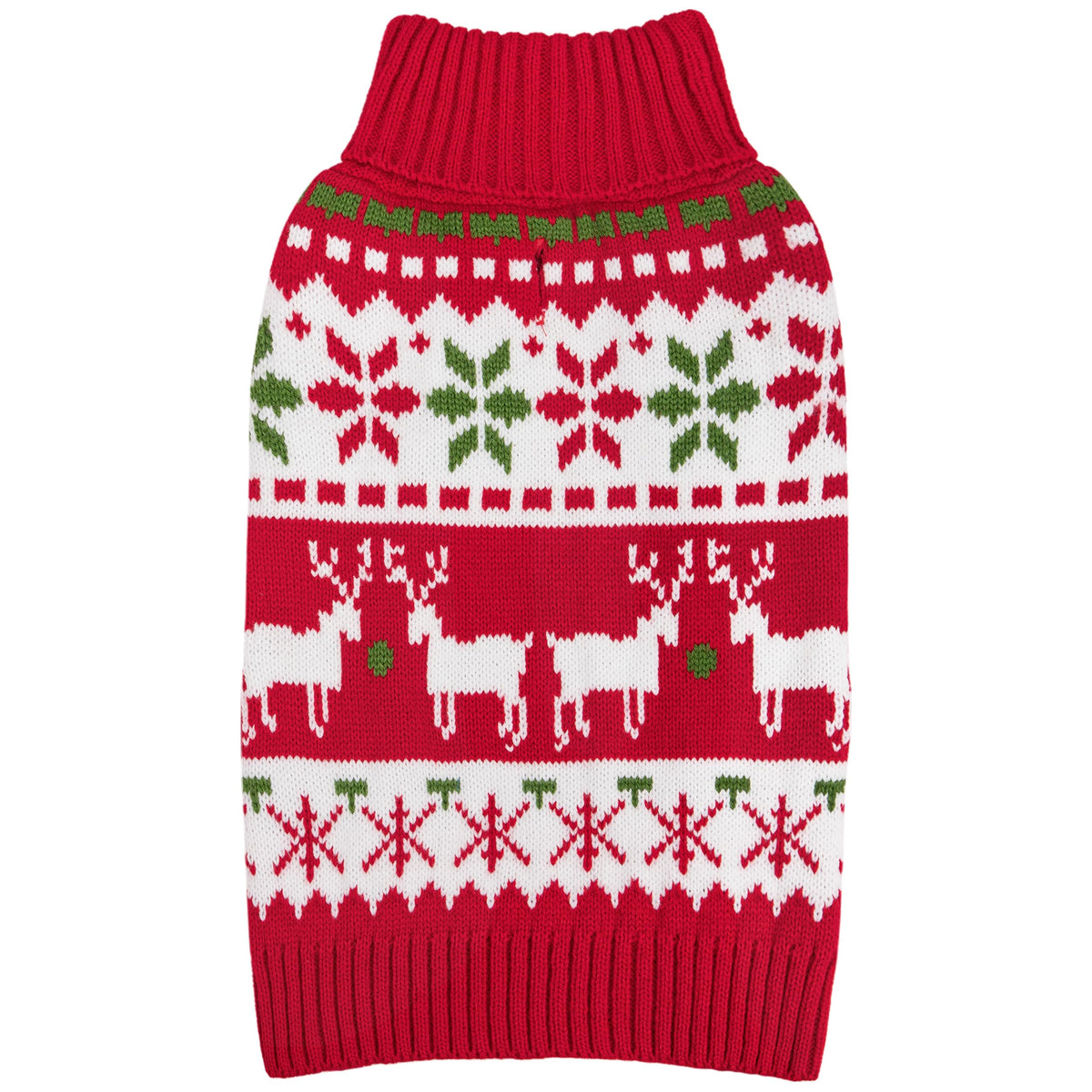 KYEESE dog Christmas sweater snowflake pattern enhances festive warmth