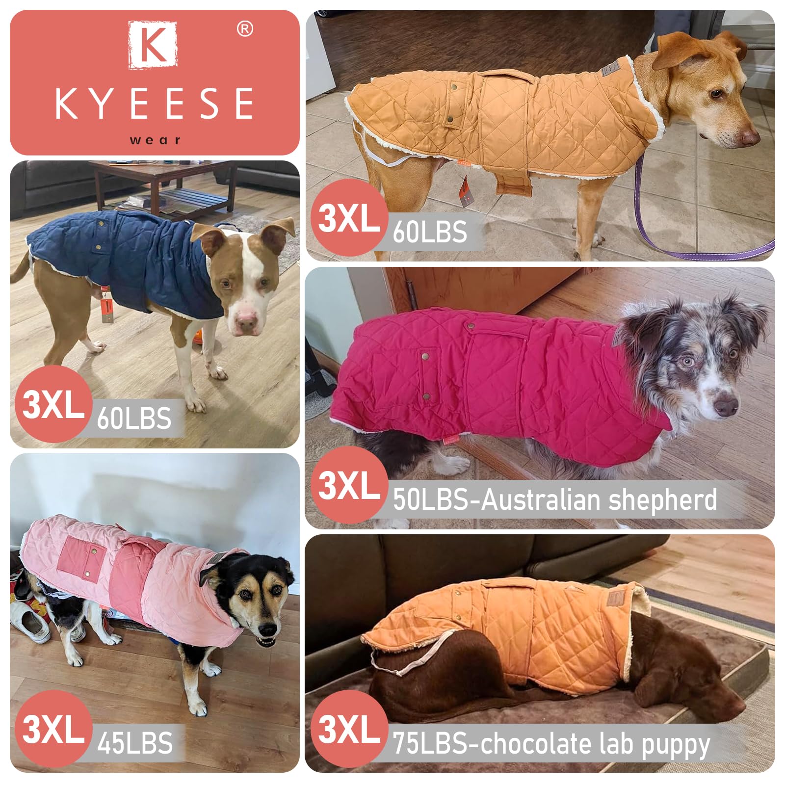 KYEESE adjustable Velcro neck and chest ensure a comfortable fit.