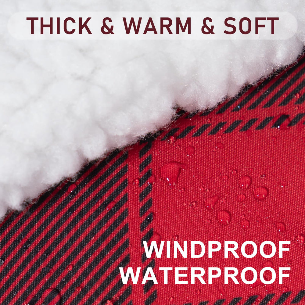 KYEESE dog coat waterproof fabric close-up emphasizes windproof protection