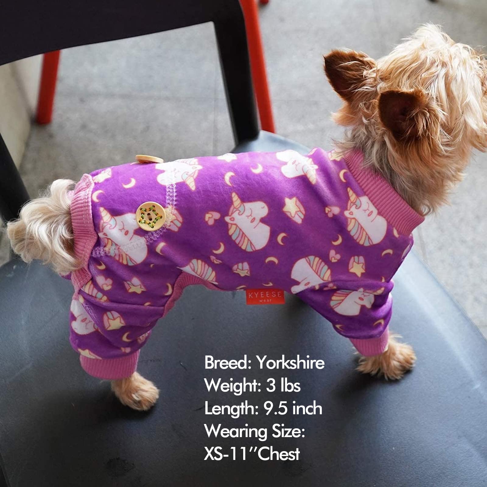 KYEESE machine-washable dog pajamas for easy care