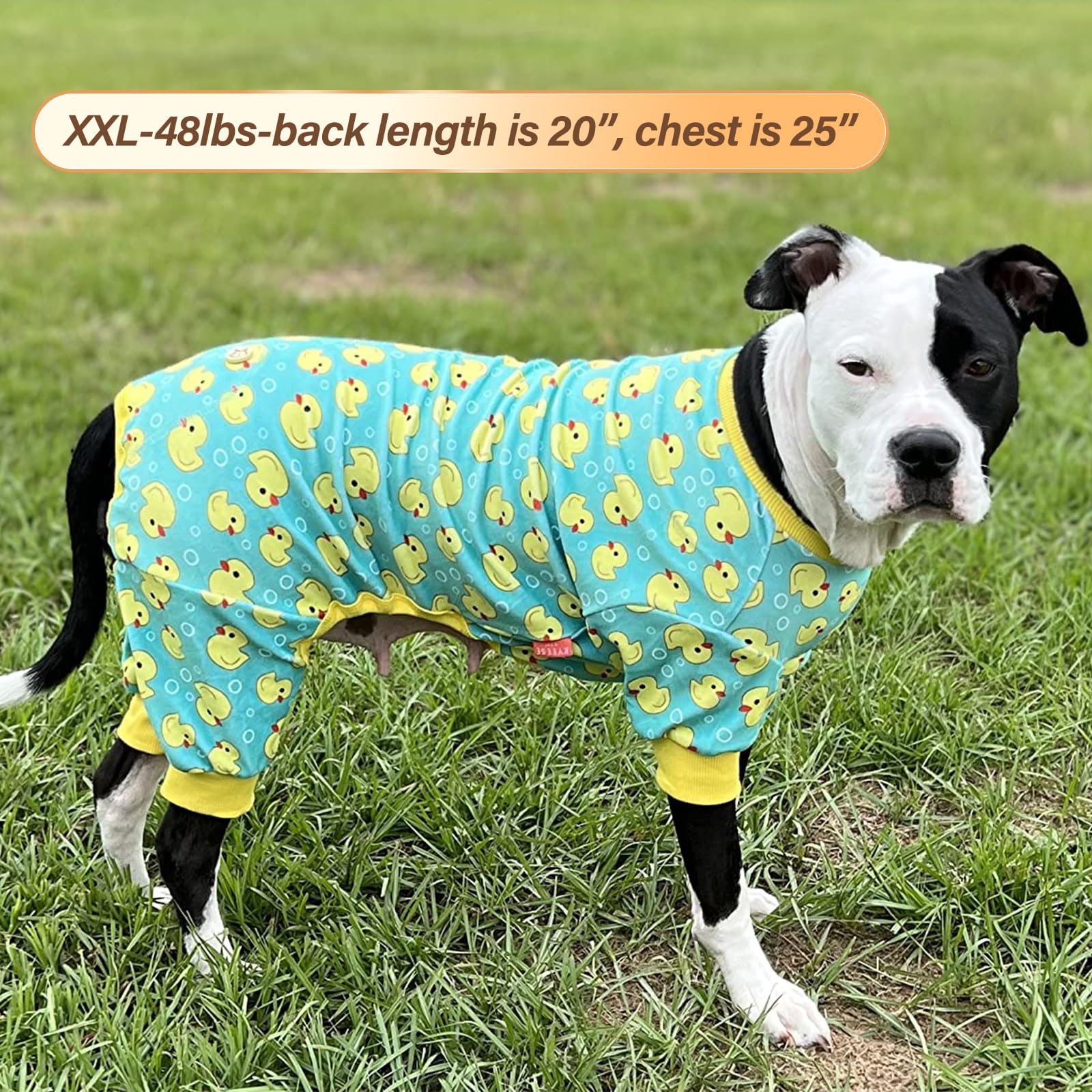 KYEESE dog pajamas are long-lasting and resistant to pilling after washing.