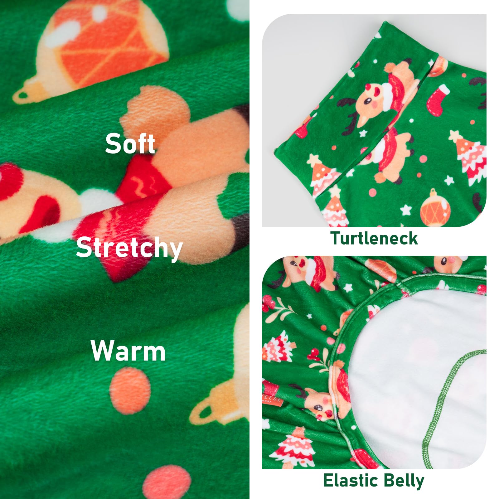 KYEESE dog pajamas in soft velvet fabric gentle on skin.