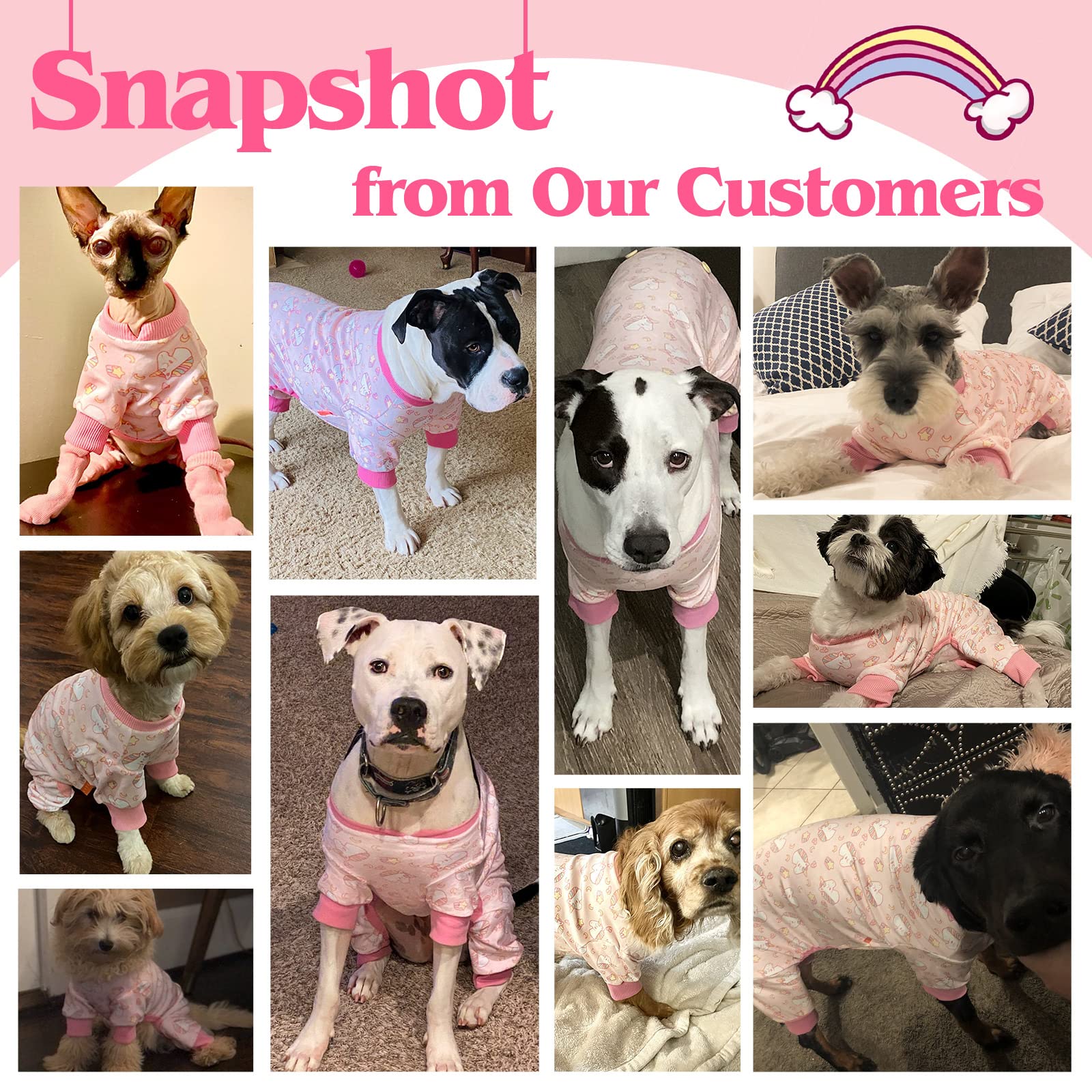 KYEESE dog pajamas shedding-friendly wear keeps fur off furniture.