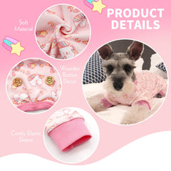 KYEESE XL pullover design dog pajamas for easy on-off.