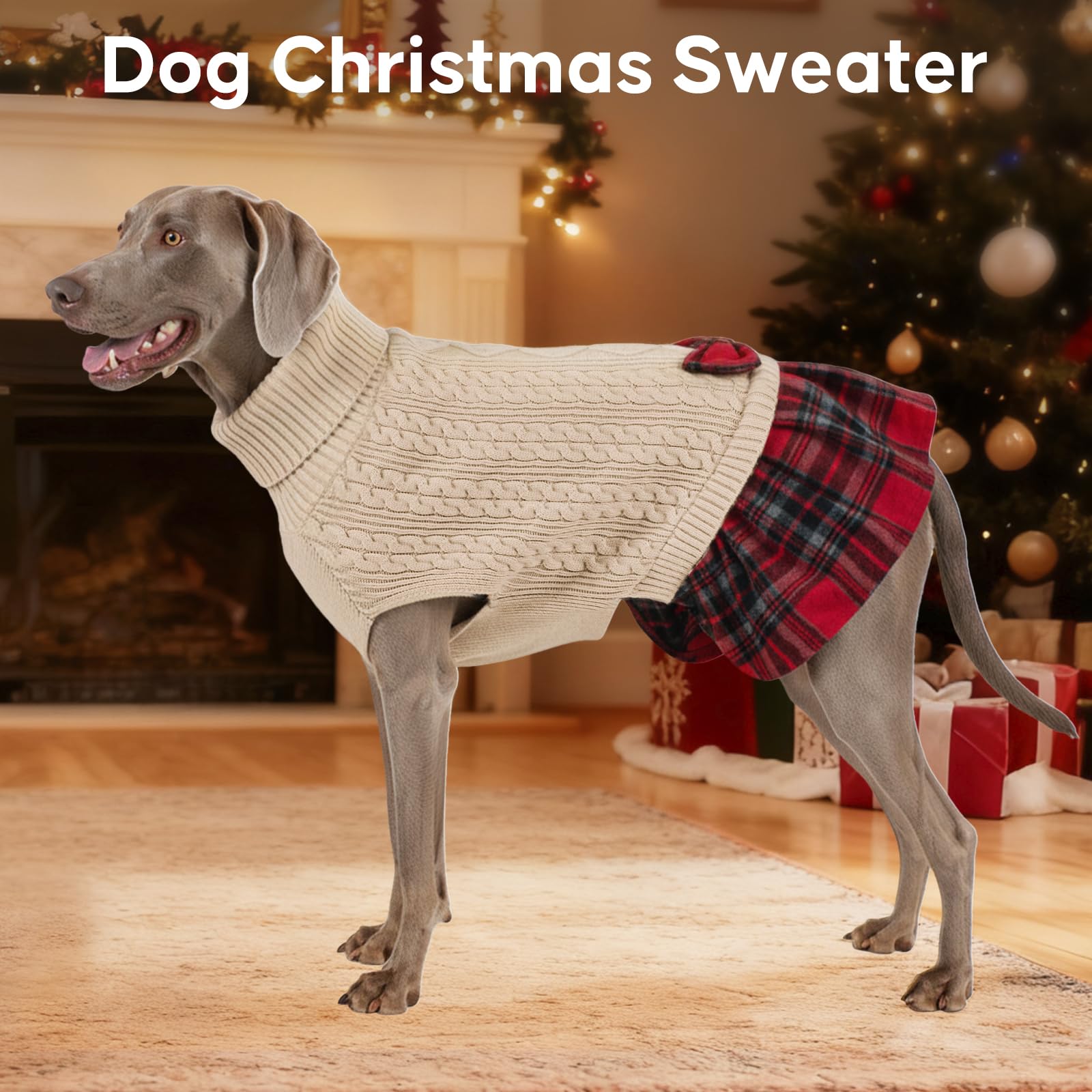 KYEESE dog sweater bow rhinestones detail adds sparkle