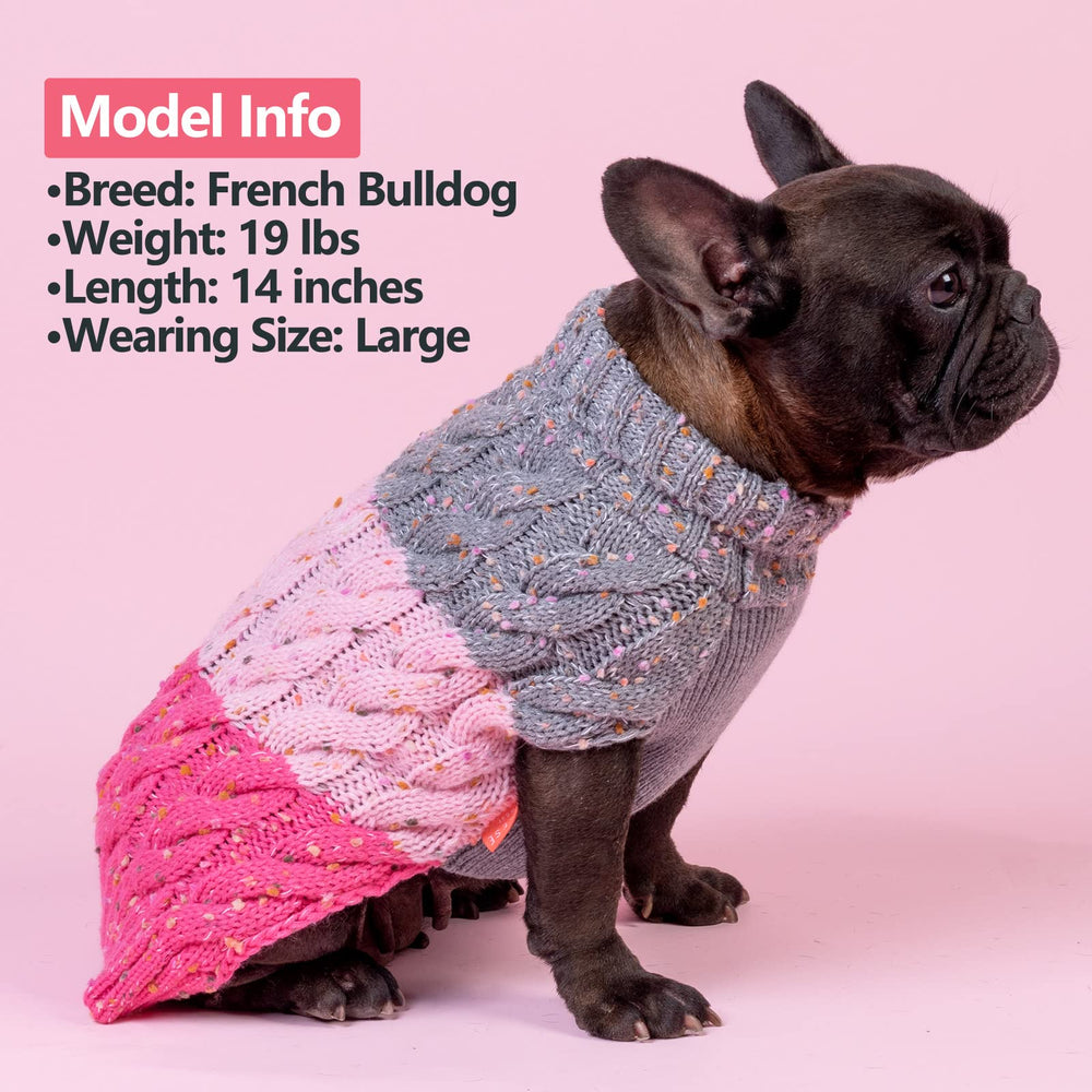 Kyeeese pink knitwear care image highlights easy washing.