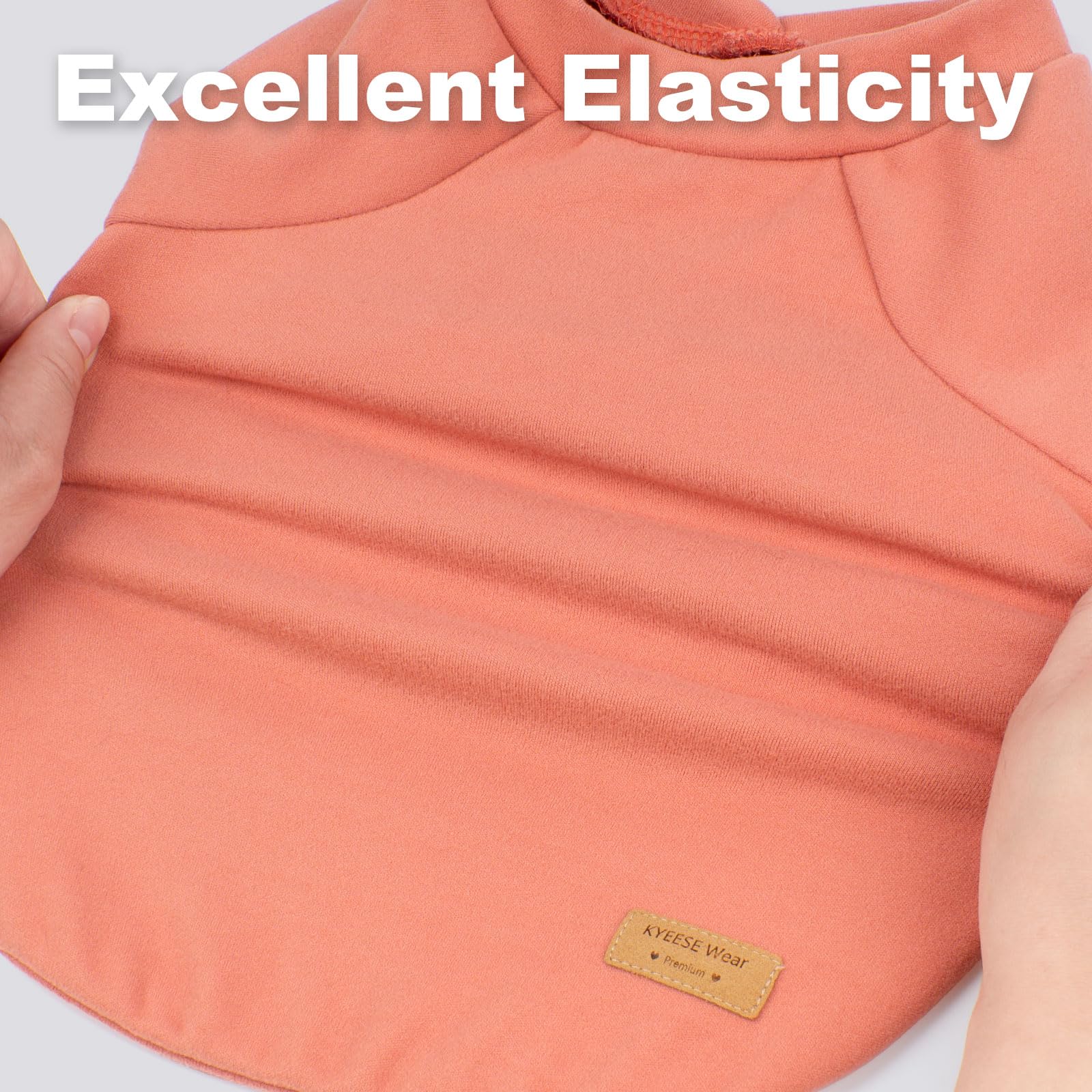 KYEESE dog sweater durable stitching for daily wear and frequent washes