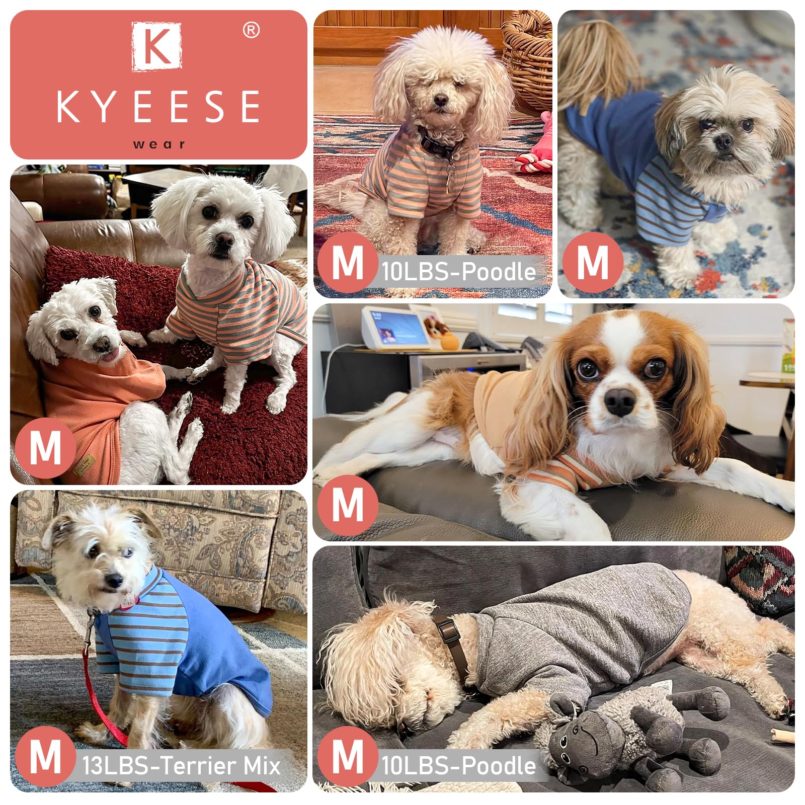 KYEESE dog sweater easy-care material withstands washing machine and dryer