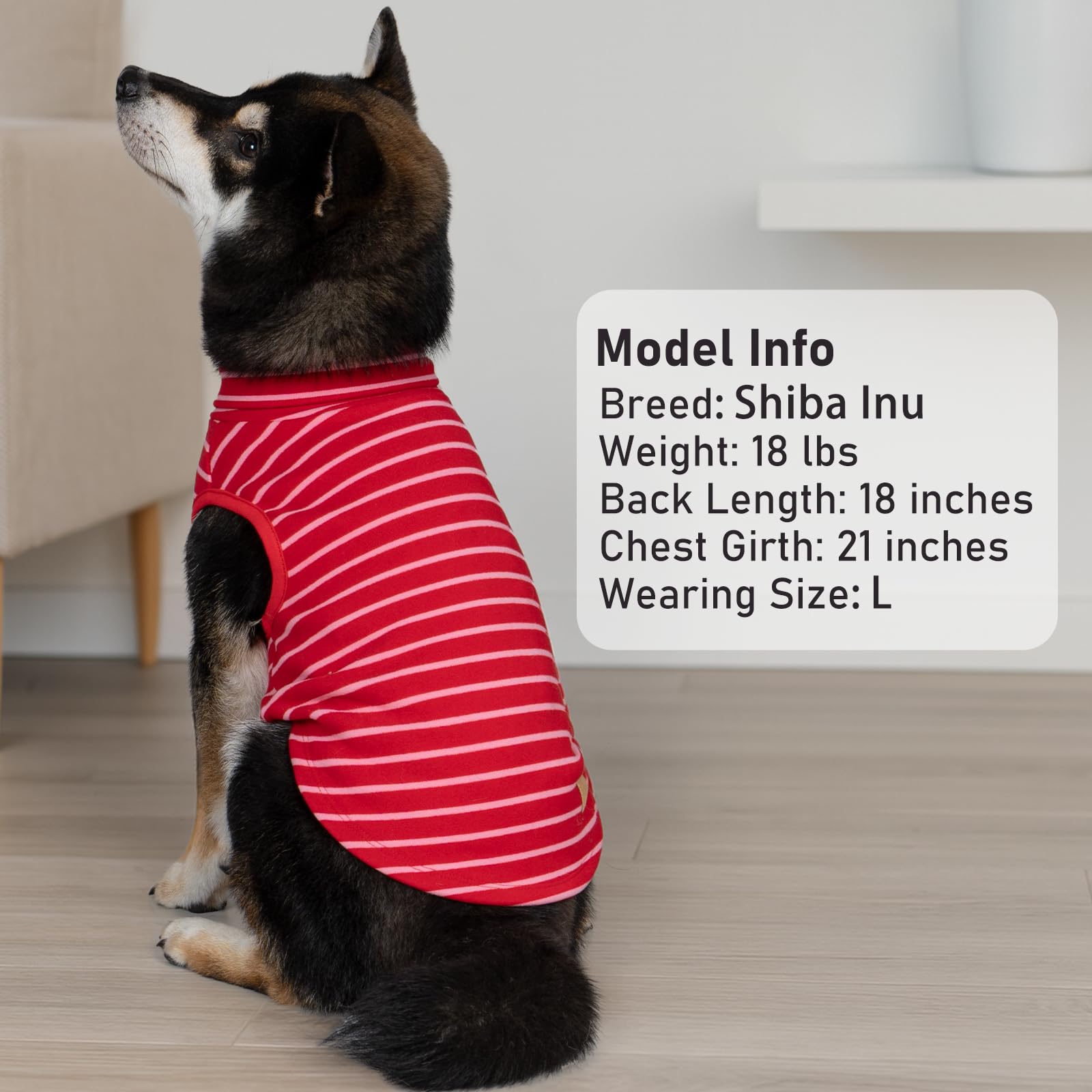 KYEESE dog sweater elastic-belly cut aids easy potty breaks.