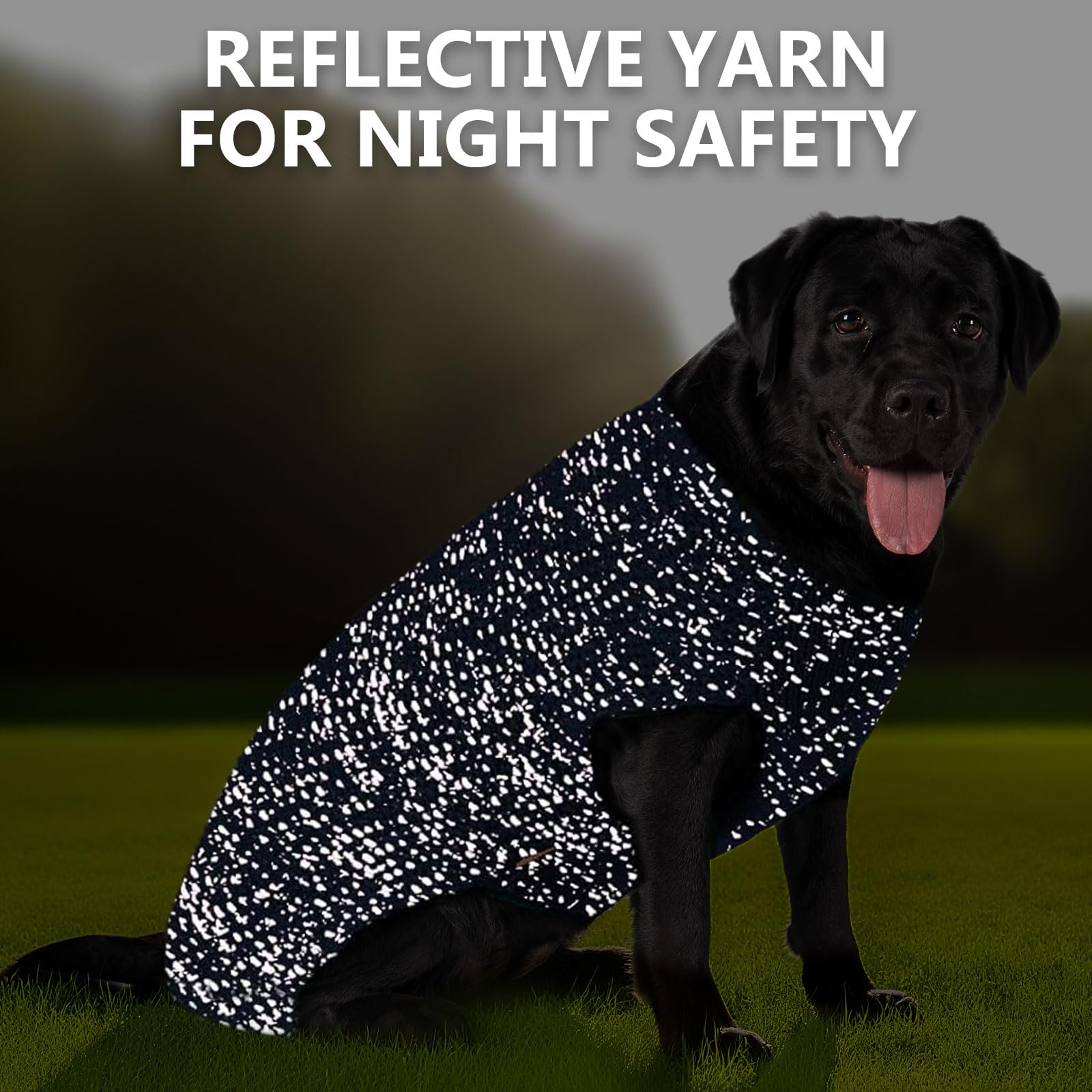 KYEESE heavy-knit acrylic closeup shows soft, warm, and durable fabric