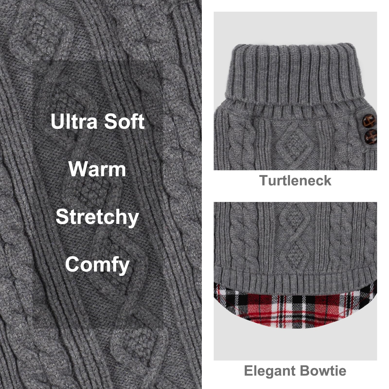 KYEESE dog sweater size-chart guide helps you pick the right fit