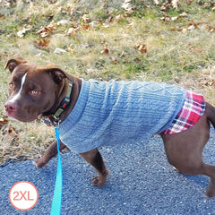 KYEESE dog sweater sleeveless design allows easy movement during play