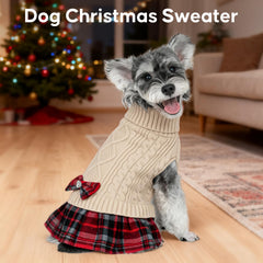 KYEESE dog sweater turtleneck-warmth provides warmth during chilly walks