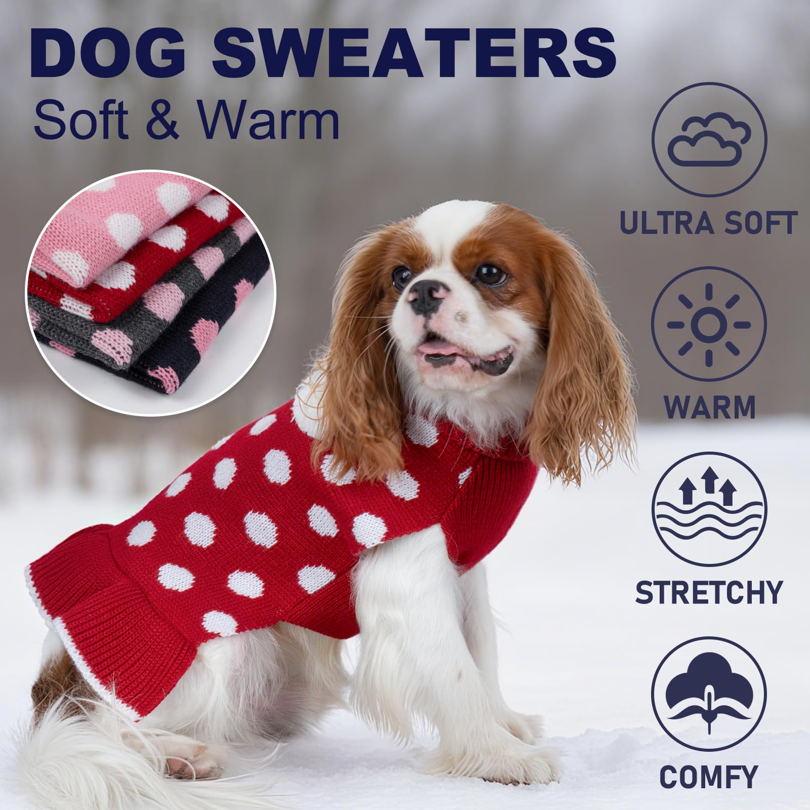 Kyeeese durable machine washable dog clothes stay neat after washing.