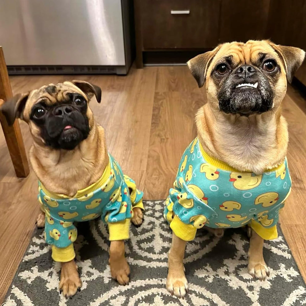 KYEESE durable-pill-resistant dog-pjs stay comfy and look great after washing.