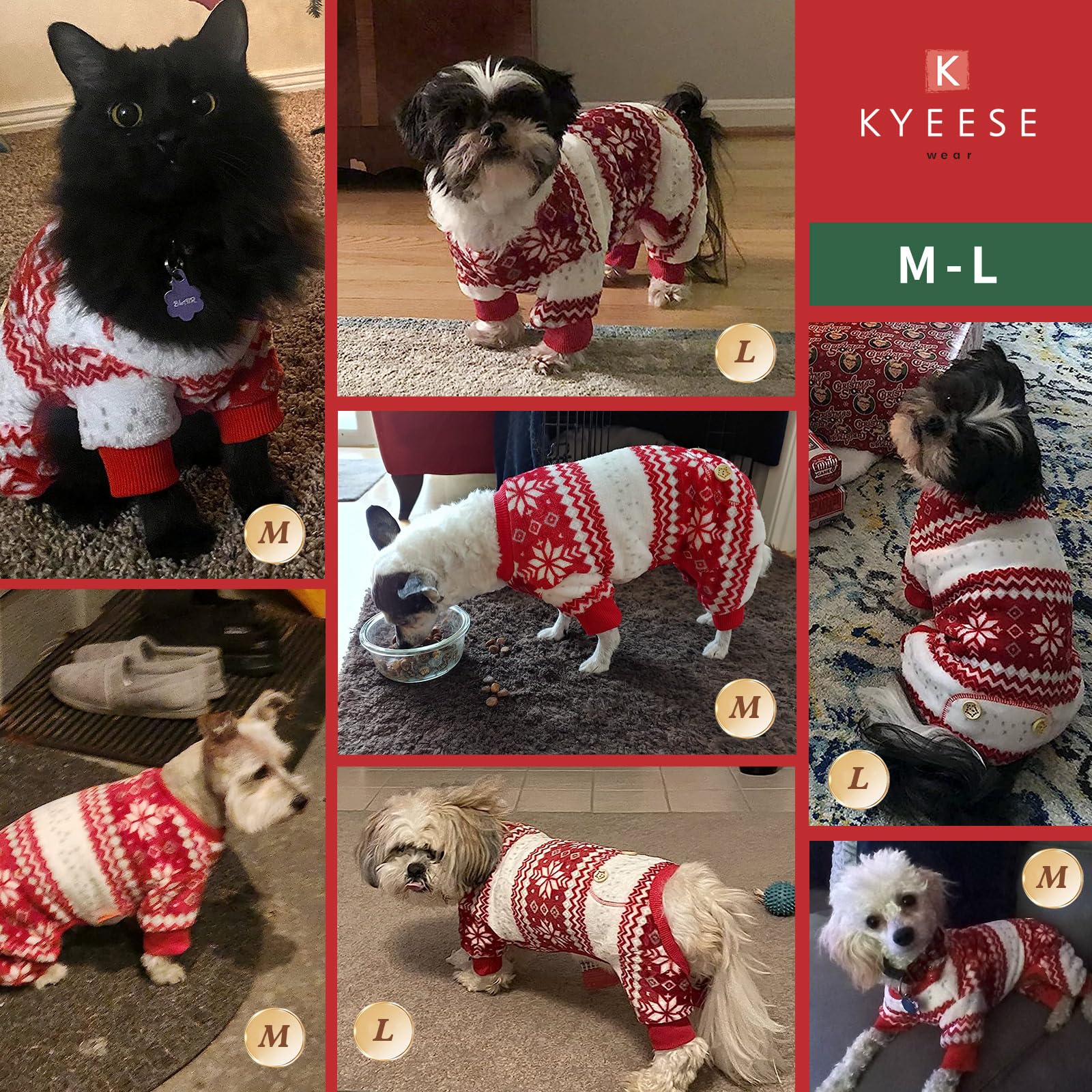 KYEESE available sizes from S to 3XL help you find the right fit.