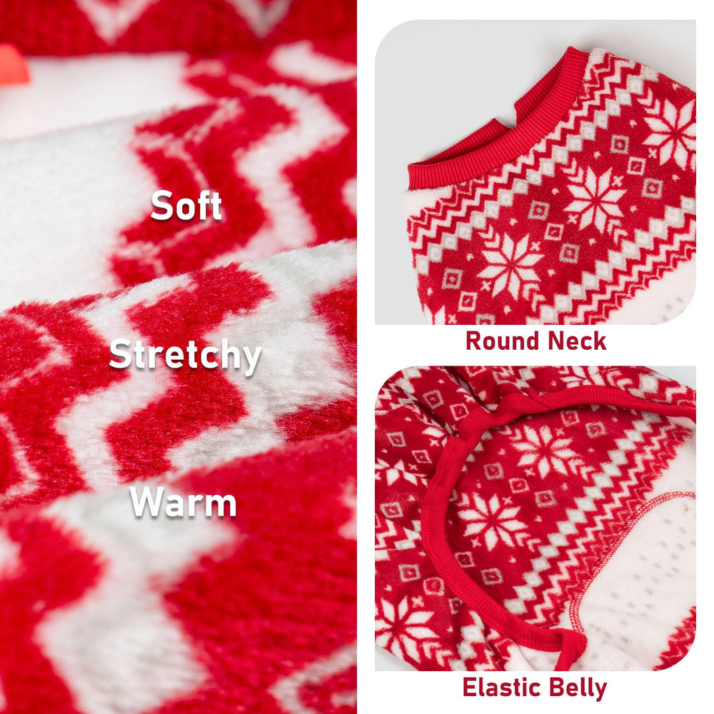 KYEESE round-neck four-leg pajamas make dressing quick while keeping the body warm.