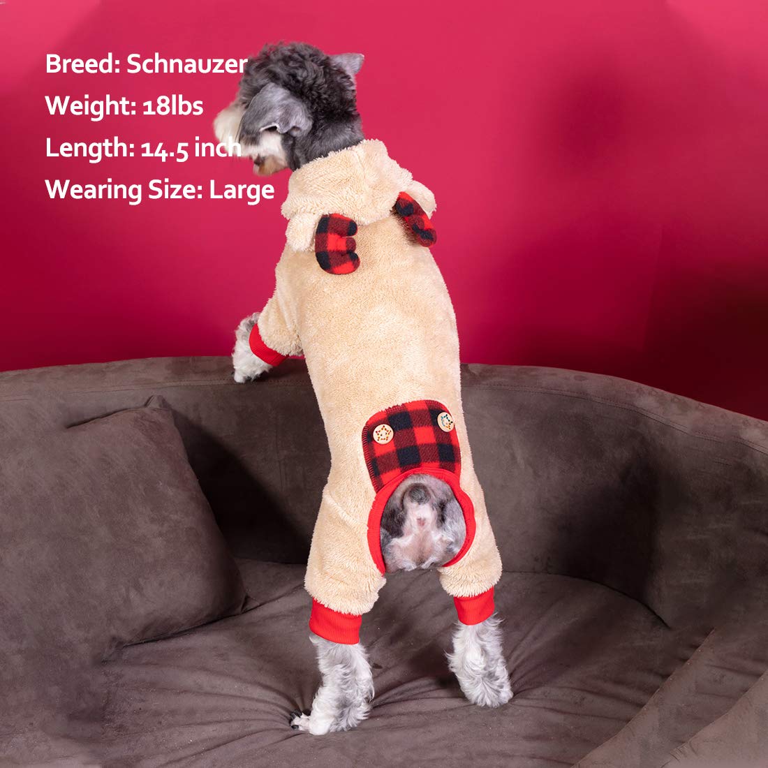 KYEESE winter pet outfit keeps small dogs comfy during outdoor outings.